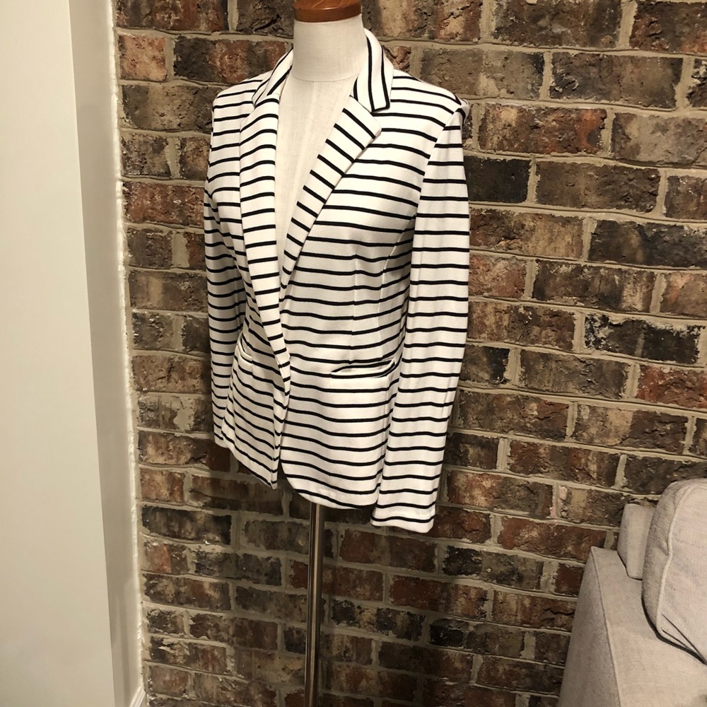 Old Navy striped blazer, size small.